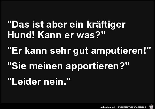 Kann er was? Kann er was?