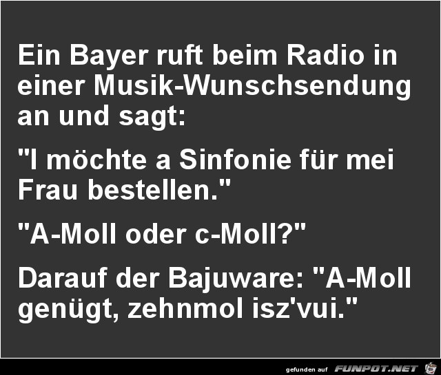 ein Bayer ruft beim Radio an....... ein Bayer ruft beim Radio an.......