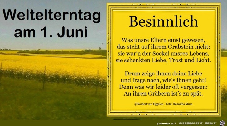 Weltelterntag 2017 Weltelterntag 2017