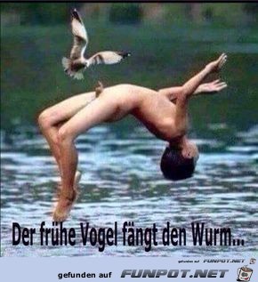 Der frhe Vogel...