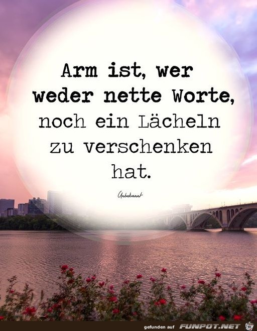 Arm ist Arm ist