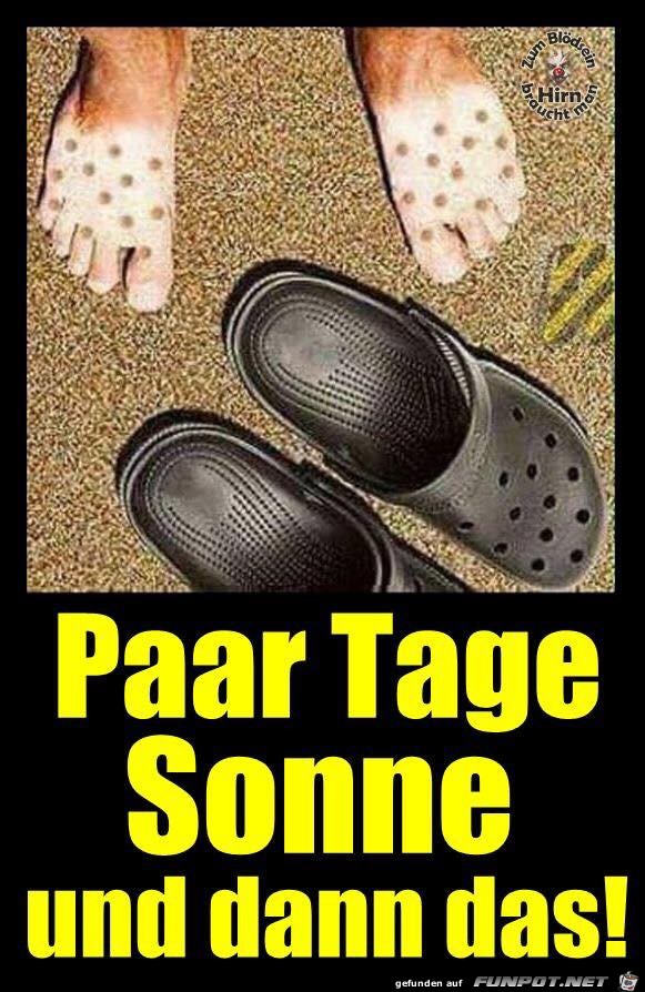 Paar Tage Sonne Paar Tage Sonne
