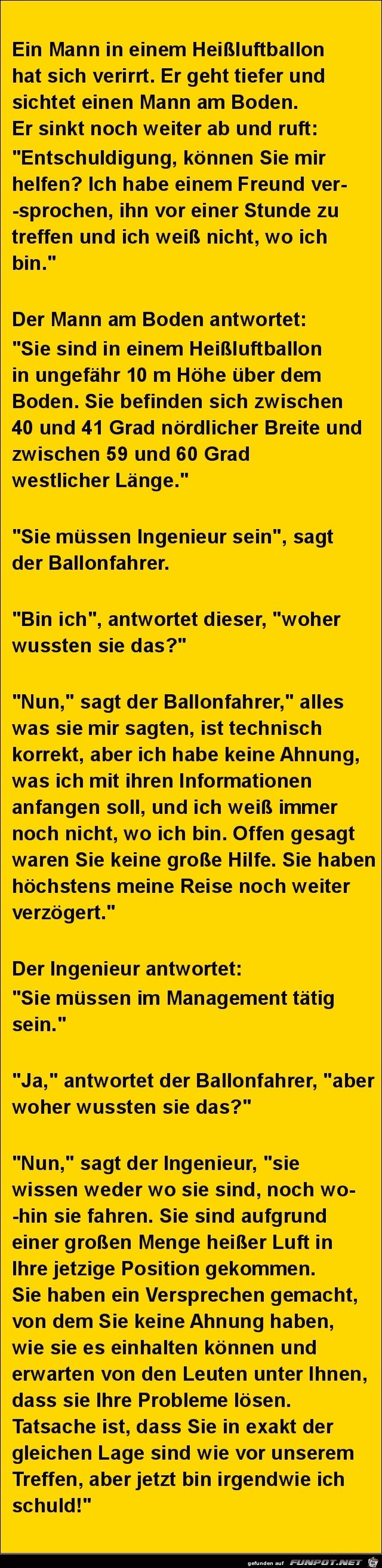 ein Mann n einem Heissluftballon... ein Mann n einem Heissluftballon...