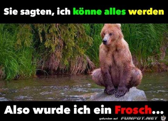 Ein Frosch