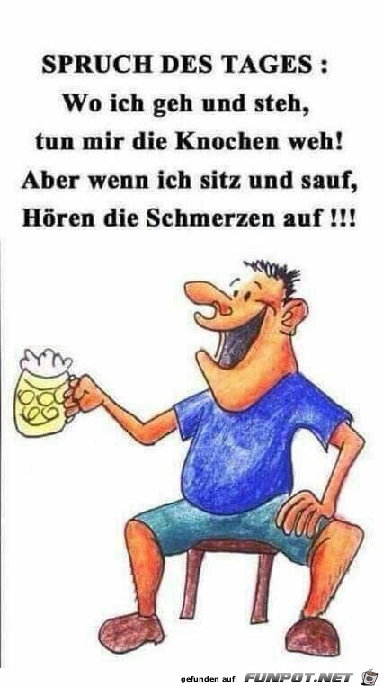 Spruch des Tages