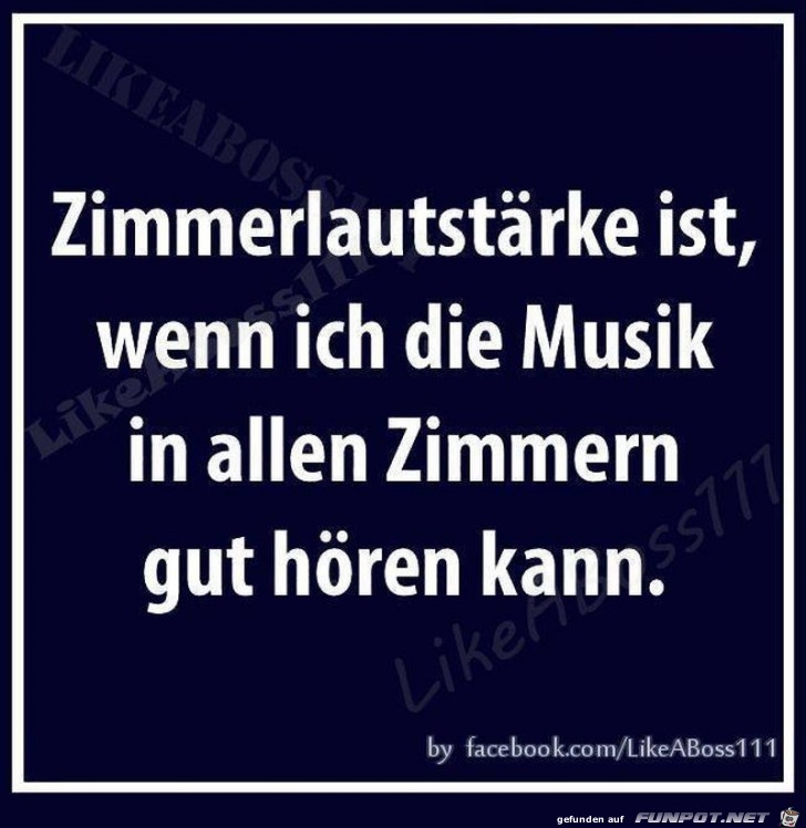 Zimmerlautstärke Zimmerlautstärke