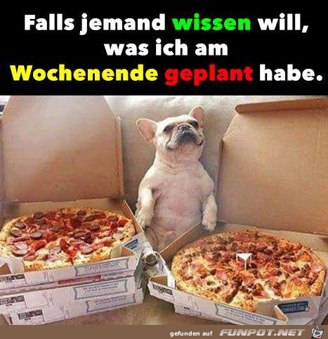 Meine Wochenend-Planung Meine Wochenend-Planung