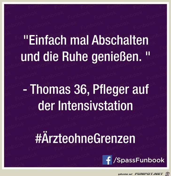 Einfach mal abschalten Einfach mal abschalten