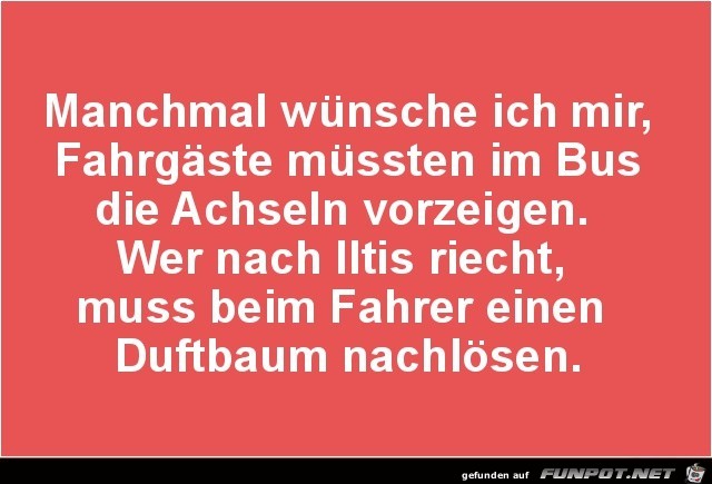 manchmal wnsche ich mir........