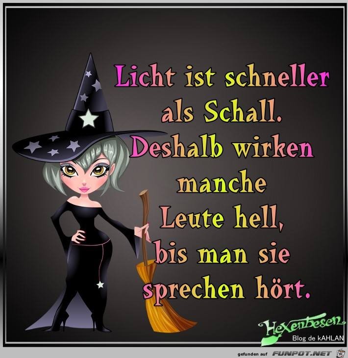 Licht ist schneller