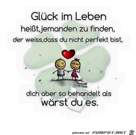 Glueck im Leben