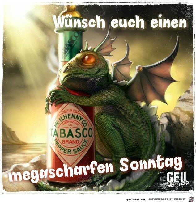 Megascharfen Sonntag