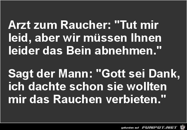 Typisch Raucher