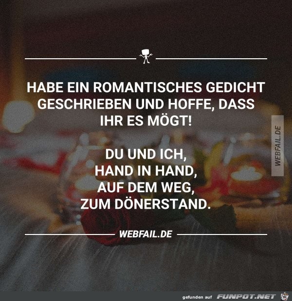 Sehr romantisch