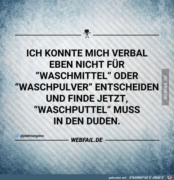 Waschputtel Waschputtel