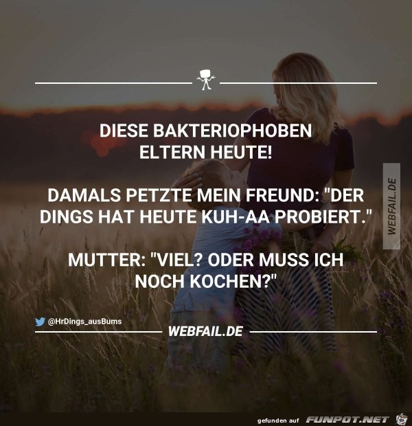 Bakteriophobe Eltern Bakteriophobe Eltern