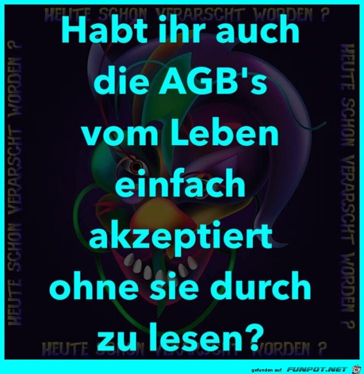 AGB durchgelesen AGB durchgelesen