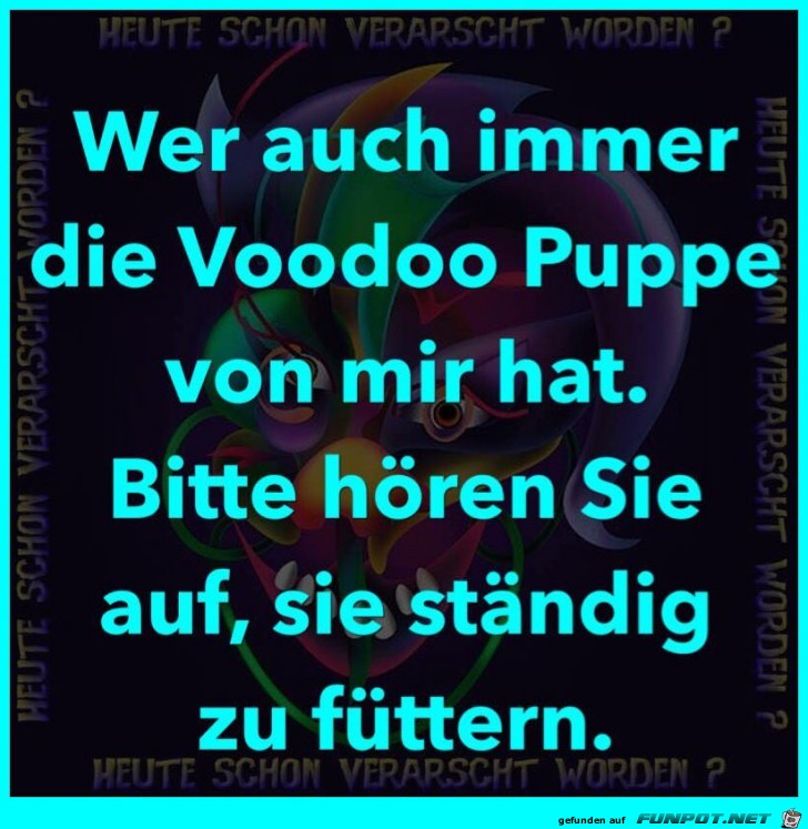 Voodoo Puppe von mir