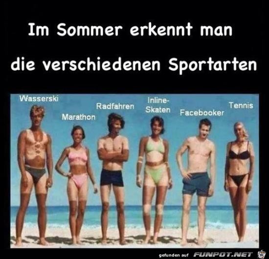 Sport im Sommer