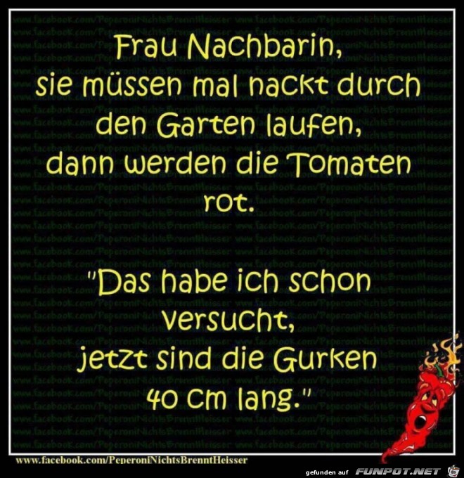 Frau Nachbarin Frau Nachbarin