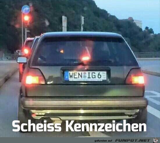 Blödes Kennzeichen Blödes Kennzeichen