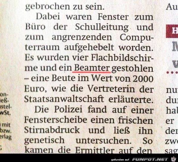 So gefährlich kann der öffentliche Dienst sein So gefährlich kann der öffentliche Dienst sein