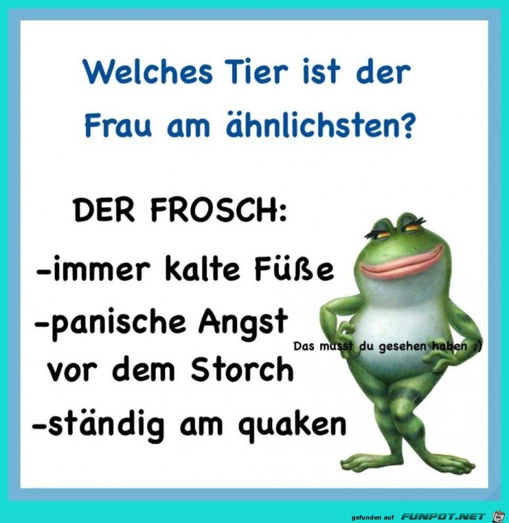 Welches Tier ist der Frau am hnlichsten ?