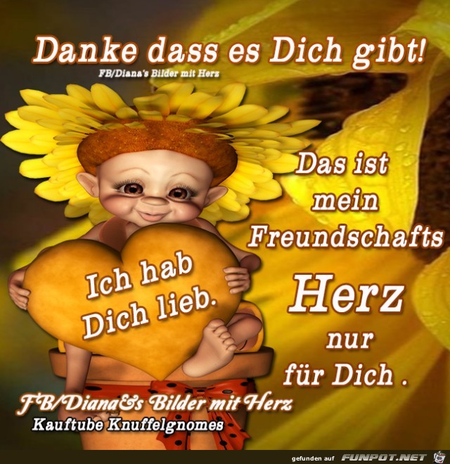 Danke das es dich gibt