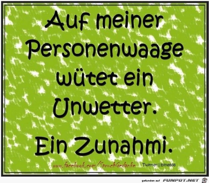 Auf meiner Waage Auf meiner Waage
