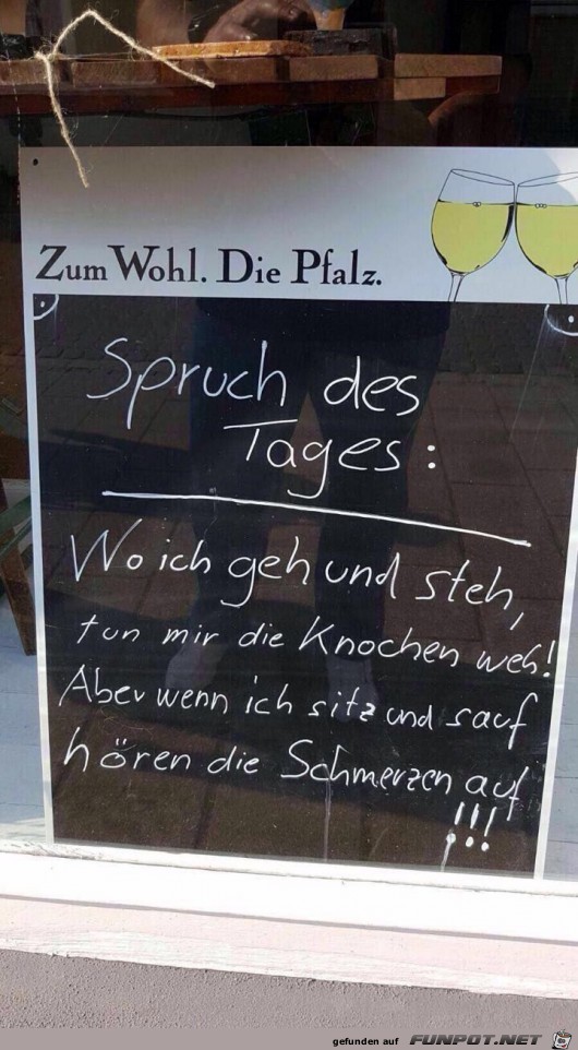 Spruch des Tages Spruch des Tages