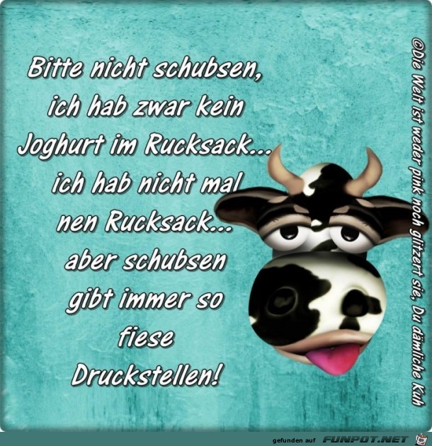 Bitte nicht schubsen Bitte nicht schubsen