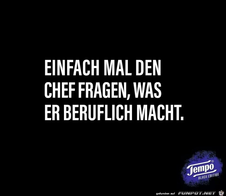 Einfach mal fragen