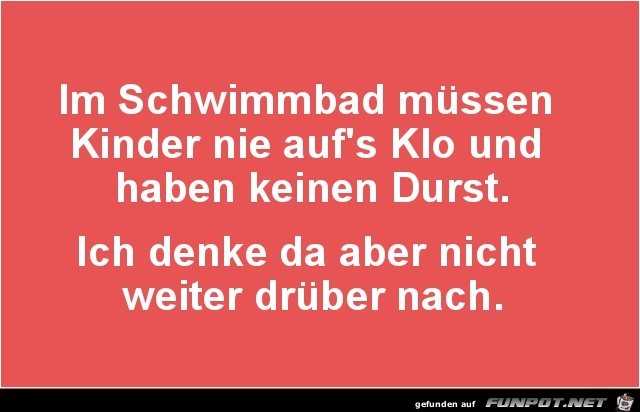 Lieber nicht drüber nachdenken Lieber nicht drüber nachdenken