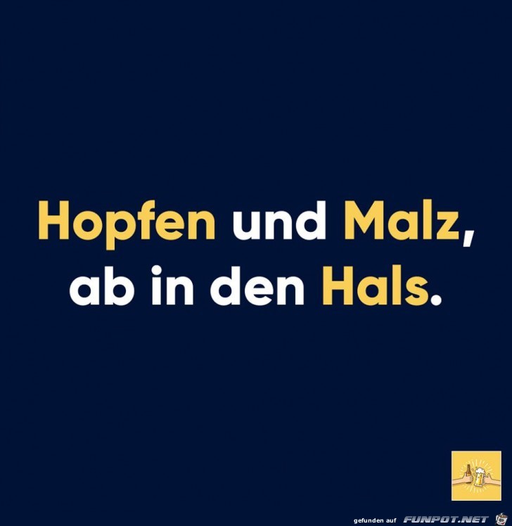 Hopfen und Malz