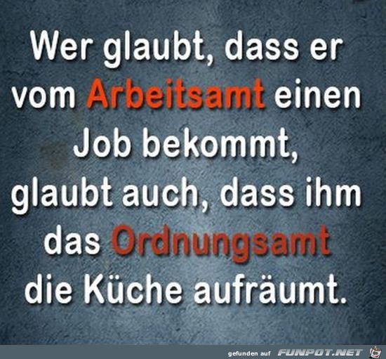 wer glaubt.....