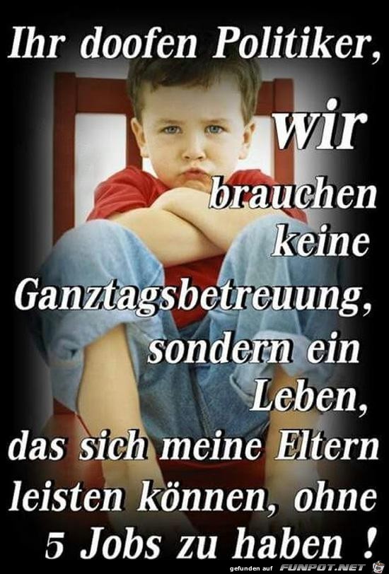 ihr doofen Politiker,....... ihr doofen Politiker,.......