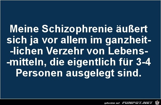 Meine Schizophrenie Meine Schizophrenie