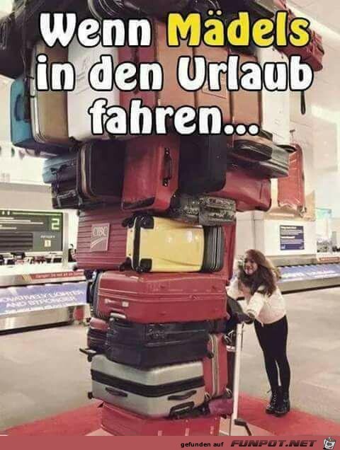 Urlaub mit Mdels