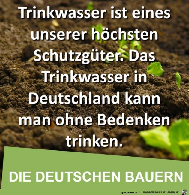 Trinkwasser Trinkwasser