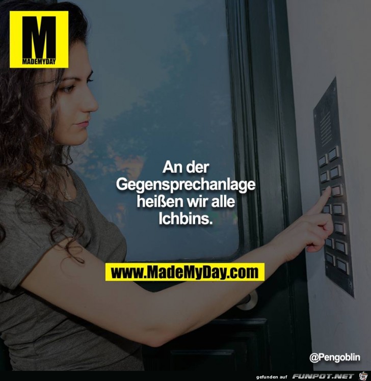 An der Gegensprechanlage An der Gegensprechanlage