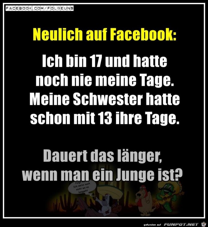 Neulich auf Facebook Neulich auf Facebook