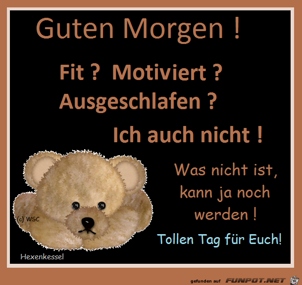 Tollen Tag fuer Euch