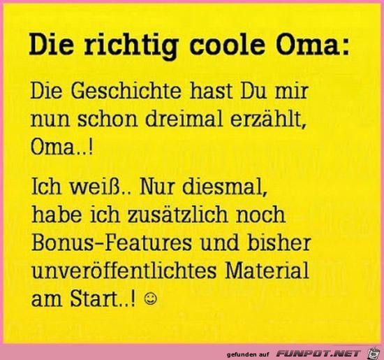 Klasse Oma Klasse Oma