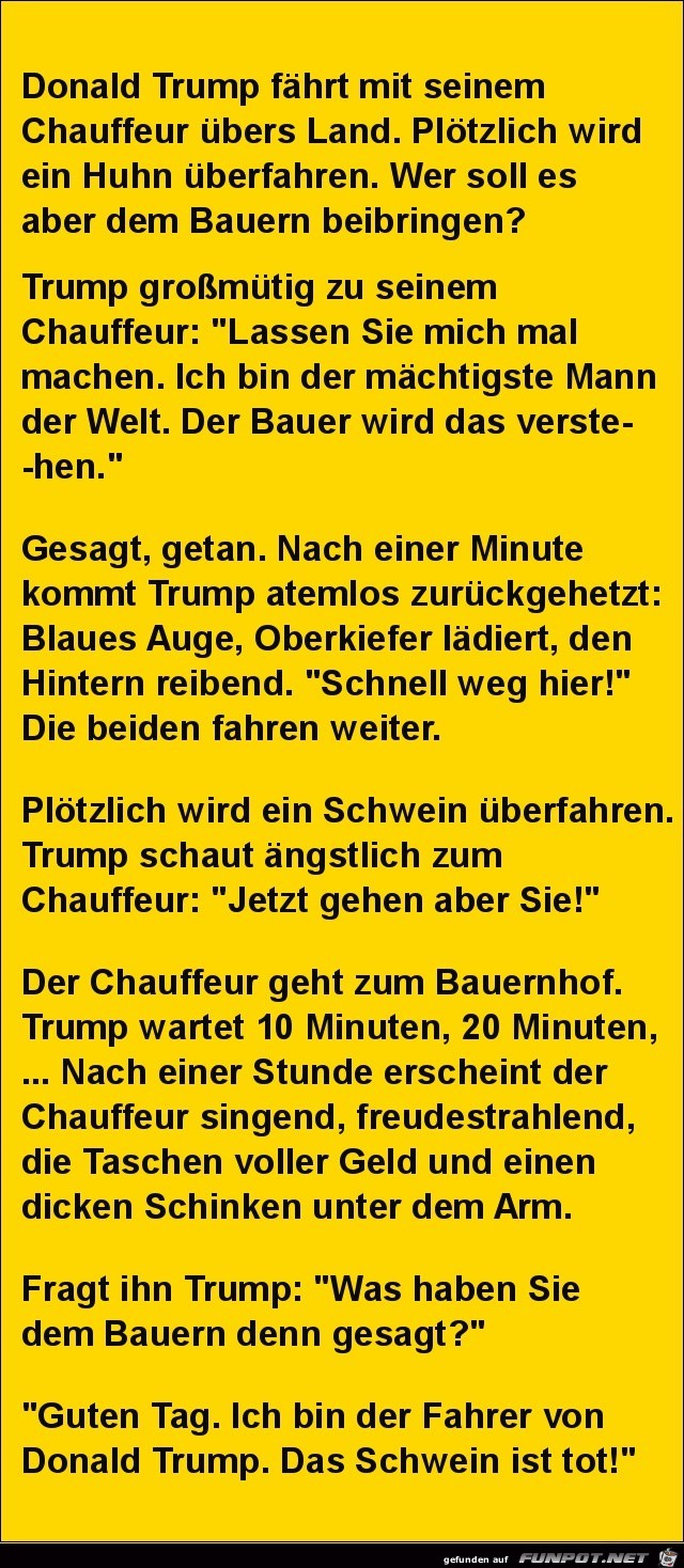 Donald Trump....... Donald Trump.......