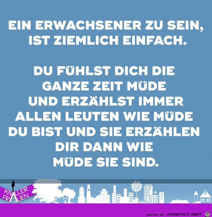 Erwachsener Erwachsener