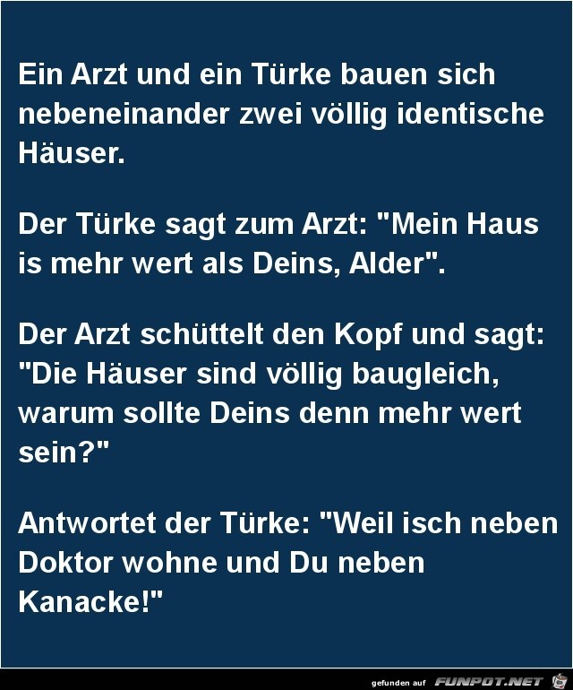 ein Arzt und ein Türke........ ein Arzt und ein Türke........