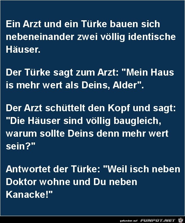 ein Arzt und ein Trke........