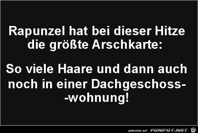 Arme Rapunzel Arme Rapunzel