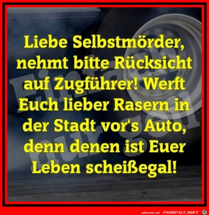 Ansprache an die Selbstmörder Ansprache an die Selbstmörder