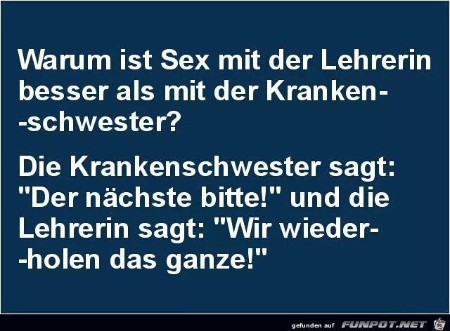 Sexvergleich Sexvergleich